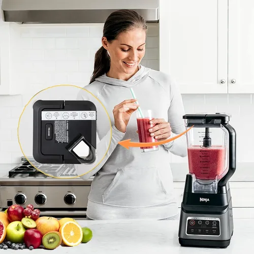 Miniatura 2 de Tapa de licuadora de repuesto para jarra Ninja de 72 oz con tapa de bloqueo, piezas de cubierta superior para BL642 BN701 BN751 BN801 BL610 DB751A