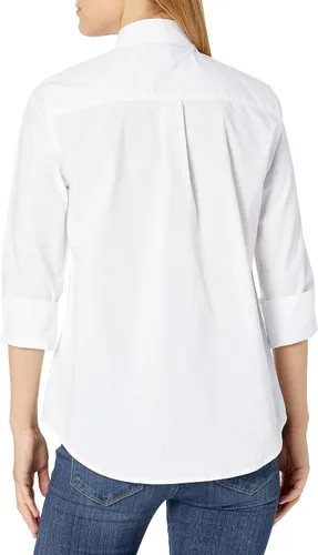 Miniatura 2 de Tienda Essentials - Camisa de popelina de manga 34 para mujer