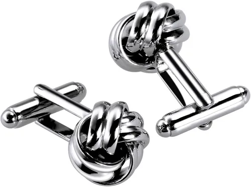 Miniatura 5 de Lictin Men's Cufflinks Cuff Links for Men, Stainless Steel Tuxedo Shirt Cuff Links Set