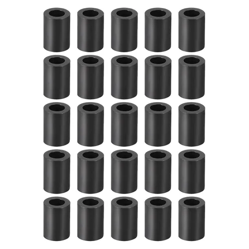 Miniatura 28 de YOKIVE 300 Pcs Black Round Spacer, Not Threaded Washers with High Insulation Effect, Keep Height Consistent, Great for M3 Screws (ABS, 3.2mmx7mmx2mm)