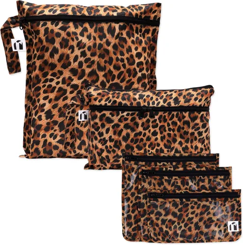 Miniatura 34 de Bolsa impermeable húmeda Bumkins y bolsas de mano húmedas secas para bebé, viaje, traje de baño, pañales de tela, piezas de bomba, piscina, ropa