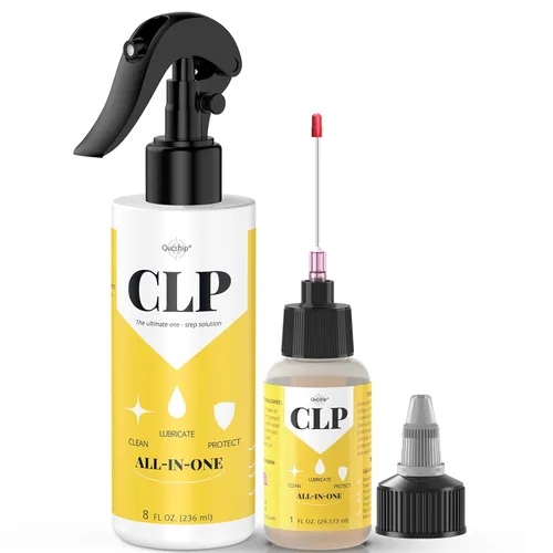 Miniatura 6 de Aceite de pistola de 8 onzas y 1 onza lubricante para pistola engrasadora, kit de limpieza multiusos para pistola protectora, limpiador y lubricante