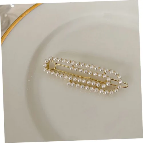 Miniatura 9 de Beavorty 2 pinzas para el cabello, pinzas de metal para el cabello, broches de metal con diamantes de imitación para mujer, pasadores de flores