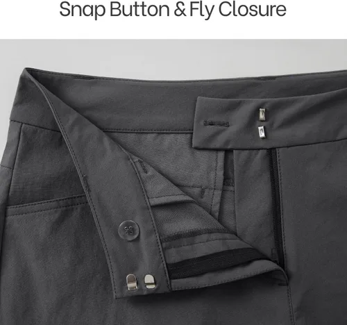Miniatura 10 de Willit Pantalones cortos de golf de 4.5 pulgadas para mujer, de secado rápido, casuales, con bolsillos, resistentes al agua