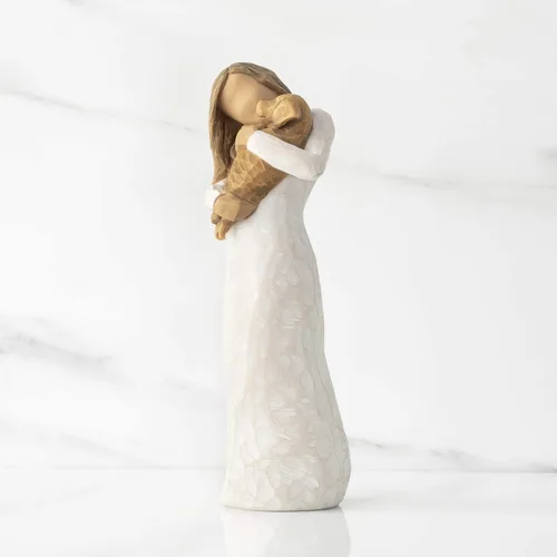 Miniatura 2 de Willow Tree Adorable You (perro dorado), Una amistad alegre, expresa la relación con un perro de compañía muy querido, figura esculpida pintada a