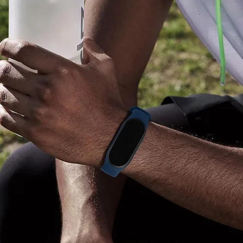 Miniatura 9 de Wanme Bandas compatibles con Xiaomi Mi Band 7 Correa de repuesto para mujeres y hombres, correa deportiva de silicona suave para Xiaomi Mi Band 7