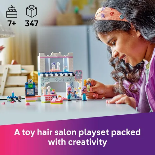 Miniatura 2 de LEGO Friends Peluquería y Tienda de Accesorios - Juego de Construcción de Juguetes de Peluquería para Niñas y Niños, Edades 7+ - Idea de Regalo