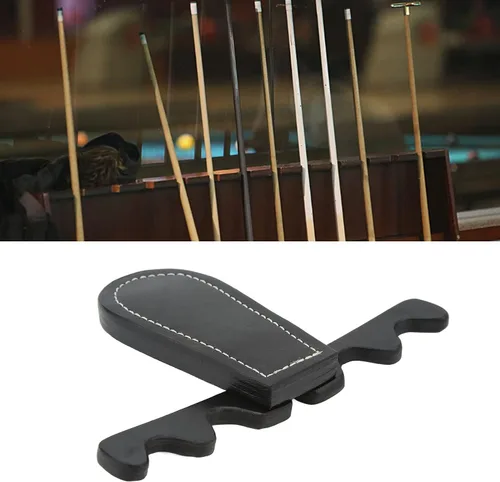 Miniatura 3 de Soporte para taco de piscina de 4 agujeros, soporte para palo de billar, soporte para taco de billar para mesa montado en la pared, soporte portátil