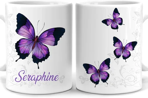 Miniatura 15 de Hyturtle Taza Personalizada de Mariposa - Regalos Inspiradores para Niñas, Mujeres y Amigas - Regalos de Cumpleaños para Amantes de las Mariposas