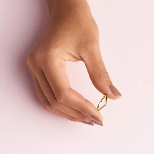 Miniatura 4 de PANDORA Joyería pulida brillante Wishbone Shine Ring, Metal, no aplica
