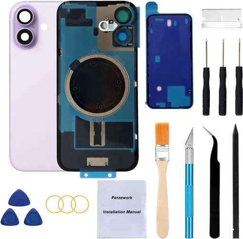 Miniatura 19 de Reemplazo de cristal trasero OEM para iPhone Xs de 5.8 pulgadas con kit de herramientas de reparación y adhesivo preinstalado (Oro)