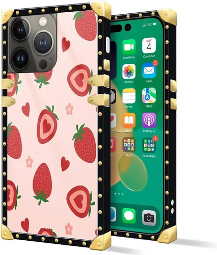 Miniatura 27 de DAIZAG Funda compatible con iPhone 14 Pro Max, funda de Angel Wings Girl para iPhone 14 Pro Max, decoración de metal de TPU suave a prueba de golpes