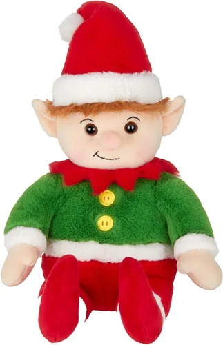 Miniatura 10 de Bearington Holly Ginger the Gingerbread - Animal de peluche navideño de 10 pulgadas, adorable juguete de niña de jengibre relleno con tela de felpa