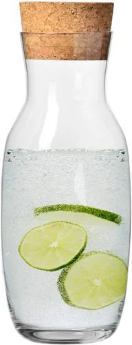 Miniatura 14 de Krosno - Decantador de whisky con tapón 25.4 oz Colección Caro Para uso en casa, restaurantes, fiestas Idea de regalo para bar mitzvah, boda
