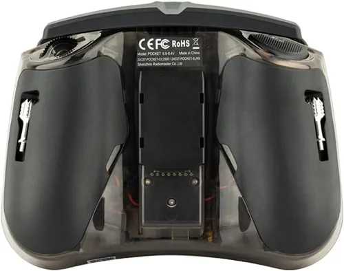 Miniatura 5 de Control remoto portátil de bolsillo RadioMaster Hall Gimbal EdgeTX con luz LED incorporada Modo 2 (Carbón, ELRS)