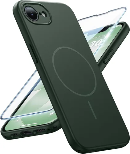 Miniatura 21 de FNTCASE Funda para iPhone 14 Pro Max color azul: [compatible con Magsafe] Funda magnética mate sólida con [protección completa de la cámara]