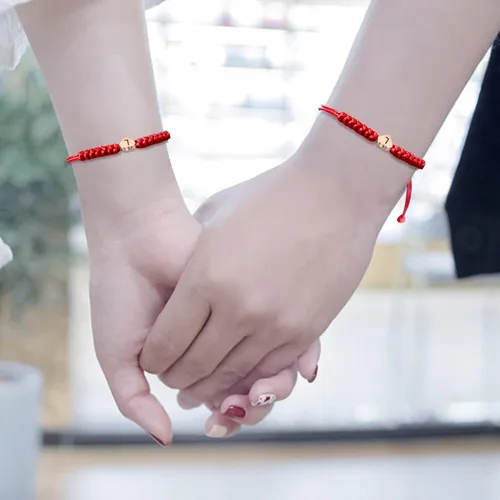 Miniatura 5 de Pulseras con iniciales para adolescentes y niños, pulsera de letra N con dije de inicial, pulseras hechas a mano para el día de San Valentín, Día