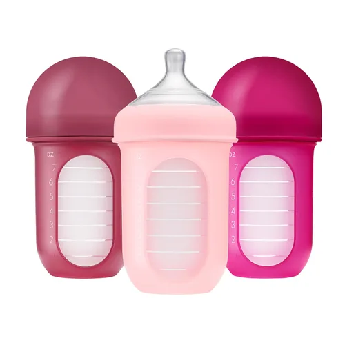 Miniatura 9 de Boon Nursh Bottles - Los biberones de silicona ayudan a aliviar los síntomas de los cólicos, fórmula y leche materna solo al tacto de silicona