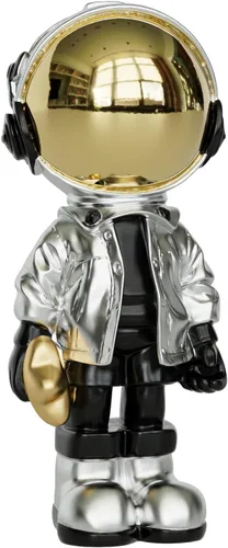 Miniatura 14 de EZ4ENCE Estatua de astronauta escultura de astronauta, escultura para decoración del hogar, decoración de estante azul artístico, decoración de mesa