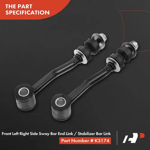 Miniatura 5 de A-Premium Kit de 17 piezas de suspensión delantera, brazo de control superior inferior e inferior, barra estabilizadora, rótula superior inferior