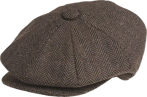 Miniatura 10 de Peaky Blinders Gorra plana de lana estilo Newsboy de 8 piezas para hombre