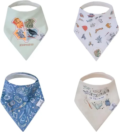 Miniatura 34 de Copper Pearl Baberos tipo bandana para bebé, paquete de 4 baberos de algodón suave para babear y dentición, absorbentes, ajuste ajustable, muchos
