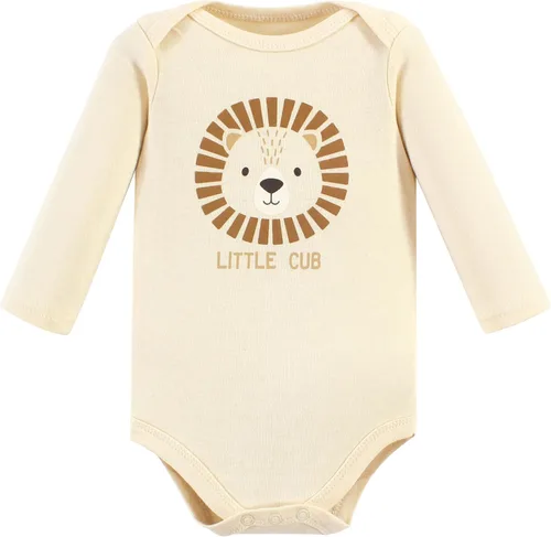 Miniatura 110 de Hudson Baby Body unisex de algodón de manga larga para bebé, leopardo rosa rojo