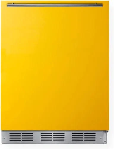 Miniatura 3 de Summit Appliance BRF611WHB Refrigerador-congelador de 24 pulgadas de ancho, puerta azul cobalto, refrigeración por evaporador doble, descongelación