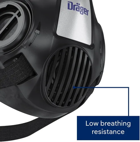 Miniatura 3 de Dräger X-plore 3500 Máscara respiradora de media cara, aprobada por NIOSH