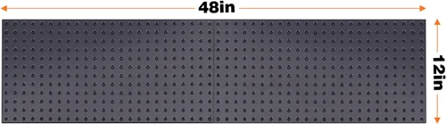 Miniatura 3 de Ultrawall 2 piezas de paneles de pared de tablero de clavijas de metal, tableros de clavijas para almacenamiento de herramientas de garaje