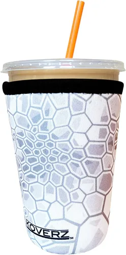 Miniatura 38 de Funda Koverz para café helado, funda aislante de neopreno para taza, se ajusta a una taza de café de 32 Oz., lavable y reutilizable, accesorios