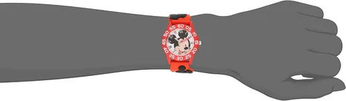 Miniatura 6 de Disney Mickey Mouse - Reloj analógico de cuarzo 3D para niños, Rojo