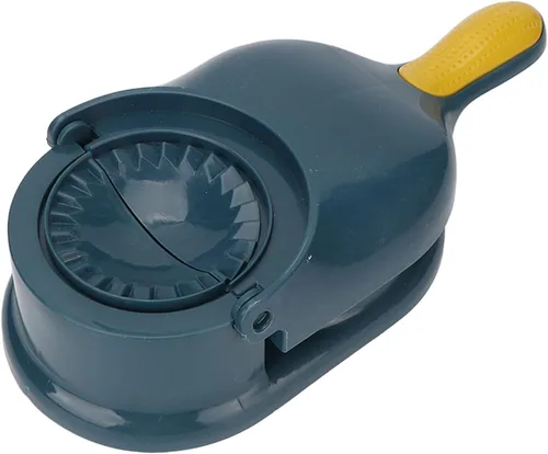 Máquina de dumpling 2 en 1, herramienta portátil de prensado de masa manual para hacer dumpling chino, equipo de fabricación de pasteles de bolitas