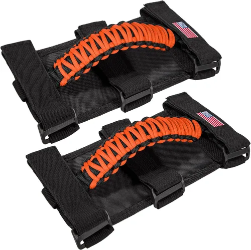 Miniatura 9 de Asas de agarre para Jeep Wrangler JK JKU JL JLU TJ YJ Sports Sahara Freedom Rubicon Unlimited Gladiator JT 1955-2023 UTV ATV Accesorios Premium 550