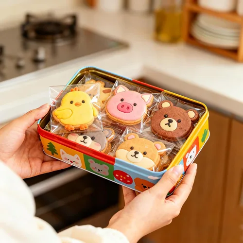 Miniatura 4 de 200 bolsas de celofán autosellantes, bolsas de galletas de 6 x 6 pulgadas, bolsas de celofán resellables autoadhesivas para panadería, galletas