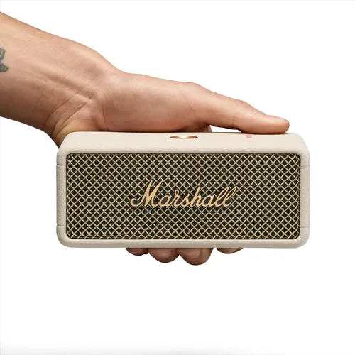 Miniatura 8 de Marshall Emberton III Altavoz Bluetooth Portátil - Diseño Resistente e Impermeable IP67 Sonido Estéreo Fuerte, Graves Profundos con Más de 32 Crema
