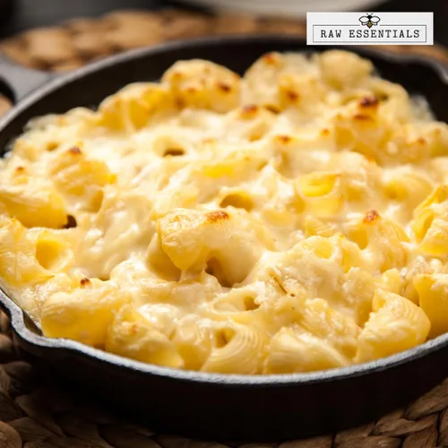 Miniatura 5 de Raw Essentials Polvo de queso cheddar blanco, sabor rico y cremoso, perfecto para palomitas de maíz, salsas, macarrones con queso, sopas