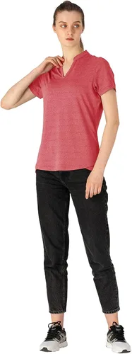 Miniatura 5 de YSENTO Camisetas polo de golf de ajuste seco para mujer manga corta cuello en V sin cuello camisetas deportivas