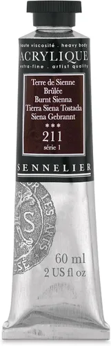 Miniatura 9 de Sennelier Acrílico para artistas extrafinos, 2.0 fl oz, luz verde cromo S3