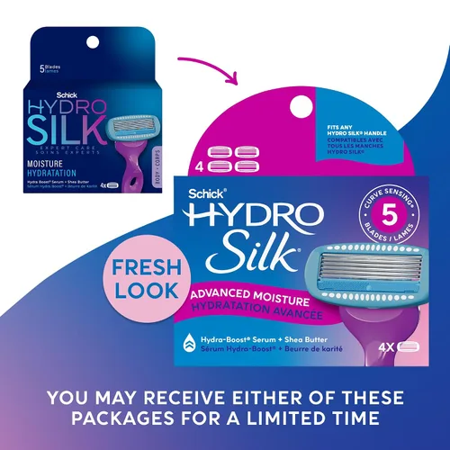 Miniatura 2 de Schick Hydro Silk - Recambios de cuchillas hidratantes para mujer con colgador de ducha, 4
