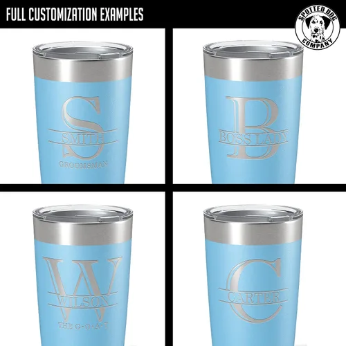 Miniatura 4 de Vaso de acero inoxidable aislado con tapa, grabado personalizado, de 20 onzas (17 colores), con recubrimiento en polvo, idea de regalo grabada
