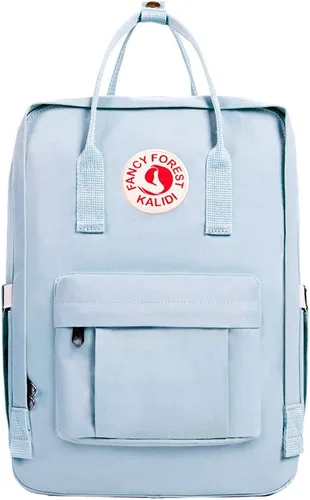 Miniatura 15 de KALIDI Mochila casual para laptop de 15 pulgadas, mochila clásica para campamento, viajes, exteriores, cuadrada, mochila para universidad, Verde