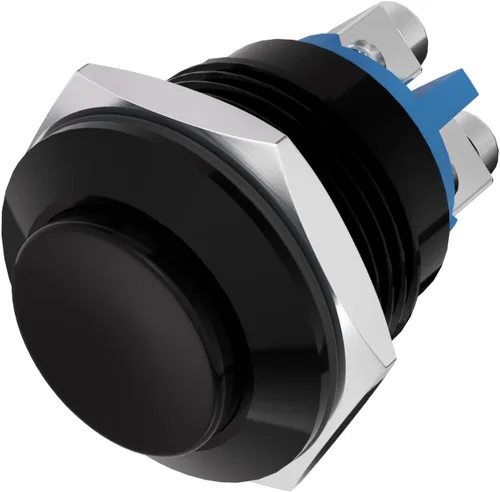 Miniatura 17 de APIELE Interruptor de botón momentáneo de 0.630 in, interruptor de botón momentáneo de 0.63 pulgadas, tapa redonda alta, carcasa de aluminio