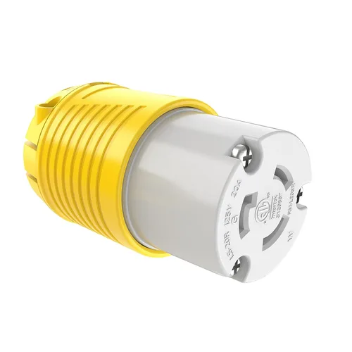Miniatura 17 de RVGUARD extremos de cable de extensión macho y hembra, juego de enchufe y conector de repuesto de hoja recta de 15 A 125 V de servicio pesado, tipo