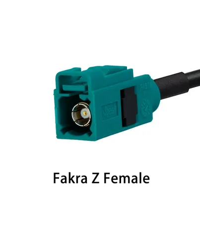 Miniatura 3 de Fakra Z Cable Fakra Z hembra a Fakra Z hembra RF cable coaxial 3.3 pies/3.3 ft Fakra Z hembra vehículo antena cable de extensión RG174 para coche