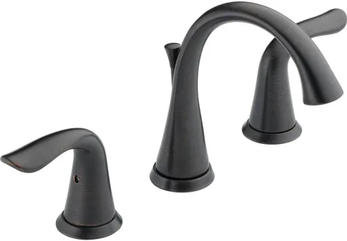 Miniatura 10 de Delta Faucet Lahara - Grifo de baño de 2 llaves con tecnología de sellado de diamante y ensamblaje del drenaje de metal, bronce champán