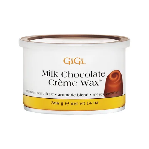 GiGi Cera de crema de chocolate con leche, chocolate con leche, 14 onzas (paquete de 2)
