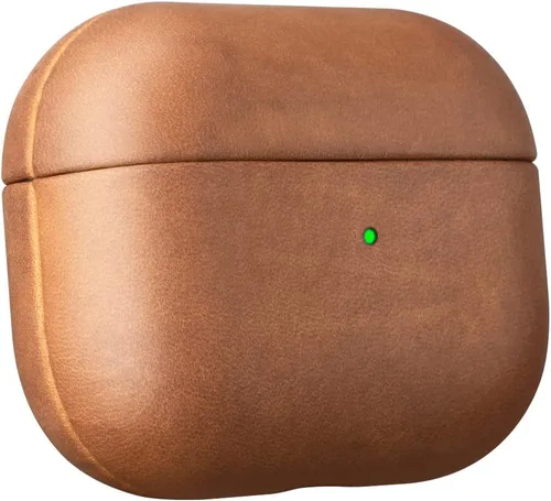 Miniatura 9 de Funda de cuero para AirPods Pro, estilo vintage Patina Indiana-Jones, funda de cuero para AirPods Pro 1ª generación 2019, hecha a mano, marrón oscuro