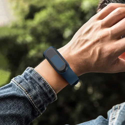 Miniatura 4 de Meliya Bandas para Amazfit Band 5 Correa de repuesto para mujeres y hombres, correa deportiva de silicona suave compatible con Amazfit Band 5