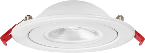 Miniatura 9 de Maxxima Foco flotante LED empotrable ultrafino giratorio de 4 pulgadas, 900 lúmenes, 5 CCT seleccionables 2700 K/3000 K/3500 K/4000 K/5000 K, Blanco